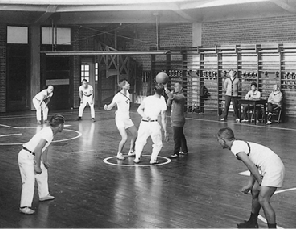 1909年バスケットボール・バレーボールを紹介