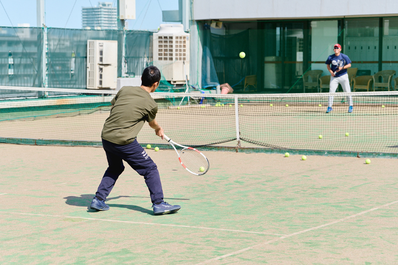 テニス 集中レッスン