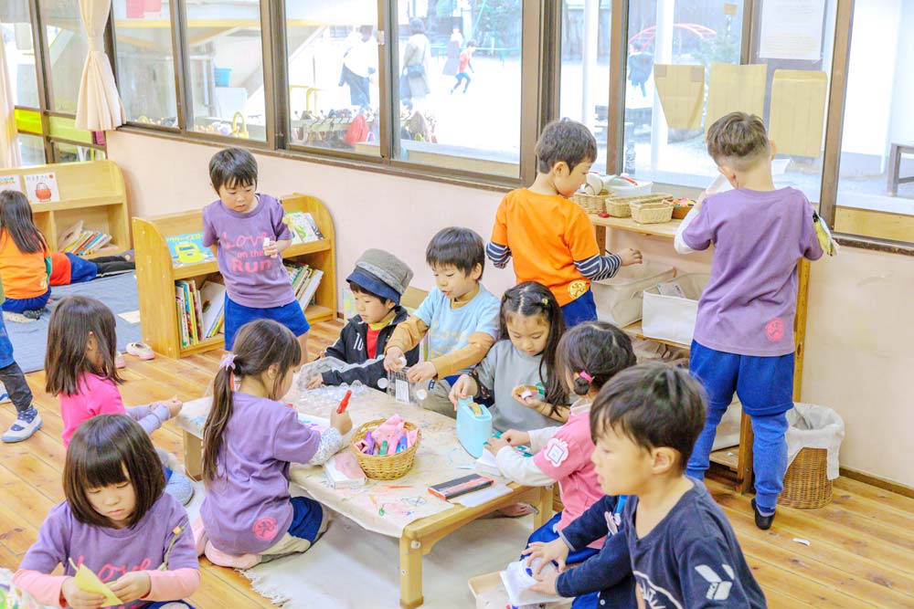 登園－お家の方と一緒に－
